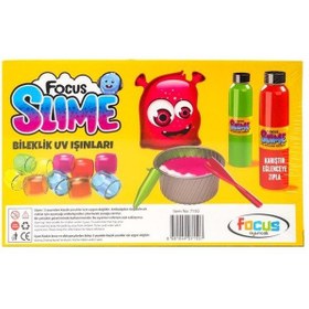 Resim Slime Deney Seti Ve Uv Işınlı Bileklik 