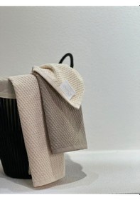 Resim Plumehome 4 Lü Taşgri El Havlusu Seti 30x50 Cm %100 Pamuk, Çeyizlik, Misafir, Mutfak, Hediyelik Diğer 