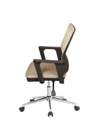 Resim Uzayofismobilyaları Uzay Ofis Ada Çalışma Koltuğu - Krem 