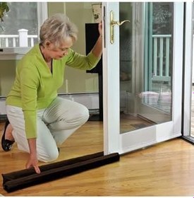 Resim Ankaflex Lüks Kapı Altı Rüzgar Önleyici Sünger Rüzgarlık 90 Cm Uzunluk 