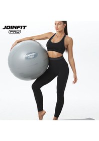 Resim Pro Anti-burst Yoga Ve Pilates Topu Koyu Gri 75 Cm 