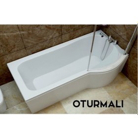 Resim Shower Pretty Özel Oturmalı Küvet 70X85X170 CM 