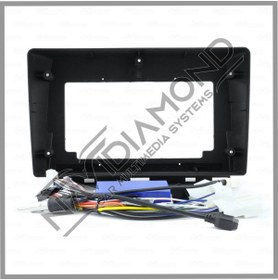 Resim NAVİDİAMOND ÖZER ELEKTRONİK RENAULT CLIO 5 2020-2023 ANDROİD TEYP ÇERÇEVE (9 INCH) - SOKET - CANBUS 