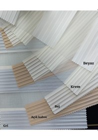 Resim As Perde Dar Pliseli Zebra Perde 