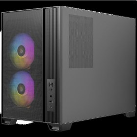 Resim Antec Flux M Kompakt Micro-atx Oyuncu Kasası - 6x Pwm Fan Dahil - Flux Hava Akışı Platformu - 3mm Temperli Cam - Usb Type-c 3.2 Gen2 10gbps - 360mm Radyatör Desteği - Gpu Braketi Dahil 
