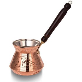 Resim Shark Anatolia Külhan Bakır Cezve 580 ML Bakır 