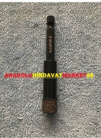 Resim Würth 10mm Granit Mermer Delme Panç Elmas Delici 10x80 Germany N11.1468 