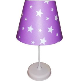Resim Lila Yıldız Pvc Çocuk Odası Genç Odası Yatak Odası Abajur Diğer 