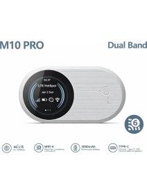 Resim Coverzone 4g Lte Taşınabilir Mobil Wifi Modem Sım Kartlı Type-C Şarj Destekli M10 Pro 