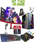 Resim DMC N70x (GTA 5) I5 4430 (4,NESİL) 16gb Ram,500gb Hdd,256gb Ssd,4gb Gt740,24"oyuncu Masaüstü Bilgisayar 