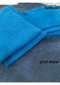 Resim Perdefony 43 Renk Güneşlik Fon Perde Düz Dikim 