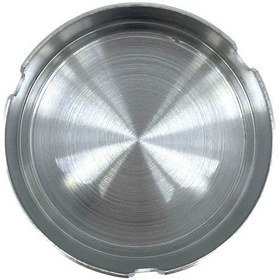 Resim Paslanmaz Çelik Yuvarlak Metal Küllük - Lüks Fırçalanmış Tasarım 8 Cm 