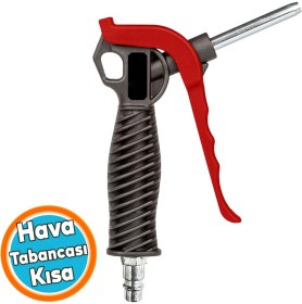 Resim Hava Tabancası Kısa Kompresör Plastik Kompozit Tabanca 