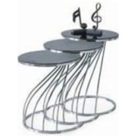 Resim Mobilgen Kuğu Zigon Sehpa Siyah 