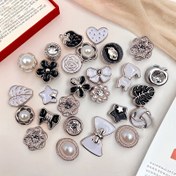 Resim 10/20 adet Beyaz Şık Dikişsiz Çıtçıt Düğmeleri - Premium Görünmez Emniyet İğneleri, Dekoratif Plastik Rozet Klipsleri, Kadın Üst Giysileri için Çok Fonksiyonlu Parlama Önleyici Giysi Bağlantı Elemanları, Kullanımı Kolay, Dayanıklı ve Çok Yönlü Aksesuarlar DIY El Sanatları, Dikiş ve Moda Tasarımı için 