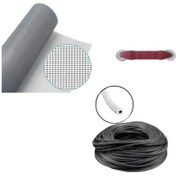 Resim Netpen 3'lü Sineklik Seti 1000x100 Cm Tül, 28 Mt. Siyah Conta, Fitil Çekme Aparatı 1000x100 Cm 