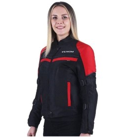 Resim Venom Dynamic Pro Kadın Dört Mevsim Motosiklet Montu 