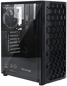 Resim X-Drive 4 Adet RGB Fanlı Mesh Panel Şeffaf Temperli Cam Gaming Oyuncu Bilgisayar Kasası (0, Watt) 