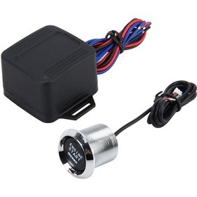 Resim Aydınlatmalı Tek Tuşla Marş Anahtarı Mavi Aydınlatmalı Motor Çalıştırma Pivot Aydınlatmalı Marş Motoru 