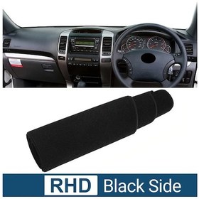 Resim Hightower Toyota Land Cruiser Prado 120 Fj120 2003-2009 Rhd Siyah Gösterge Paneli Kapağı 