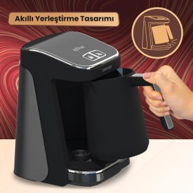 Resim Goldmaster GM-8380 Kıvam Plastik Cezveli Türk Kahve Makinesi 