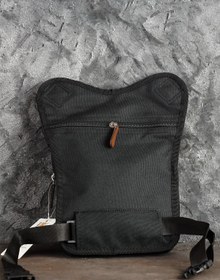 Resim SEVENTEEN Çok Gözlü Su Geçirmez Siyah Bel Bacak Omuz Motorcu Çantası Bodybag 3470 