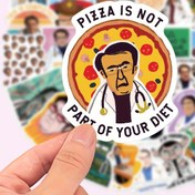 Resim 50 adet Dr. Now Karikatür Vinil Sticker - Dizüstü Bilgisayarlar, Su Şişeleri, Kasklar ve Daha Fazlası için Yeniden Kullanılabilir Çıkartmalar - Kaykaylar, Motosikletler, Gitarlar için Mükemmel - Harika Noel veya Ödül Hediyesi 
