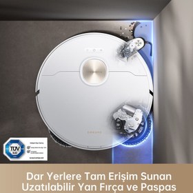 Resim Dreame X40 Ultra Robot Süpürge - Beyaz 