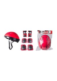Resim F-Sports Kask Dizlik Dirseklik Koruyucu Set Paten Scooter Kay Kay 