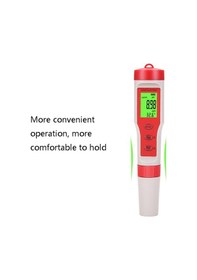 Resim Butu 4'ü 1 Arada Taşınabilir Ph/tds/ec/temp Test Kalemi Çok Fonksiyonlu Su Kalitesi Test Cihazı 