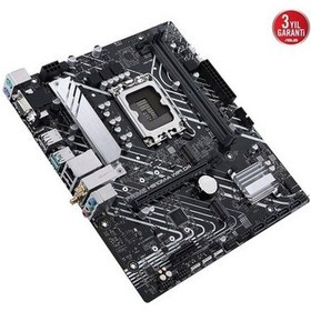 Resim Asus Prime H610m-a Wıfı D4 Ddr4 3200mhz Hdmı Dp Matx 1700p 