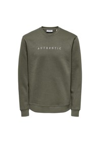 Resim Only Erkek Sweatshirt .22030625 Açık Kahve 