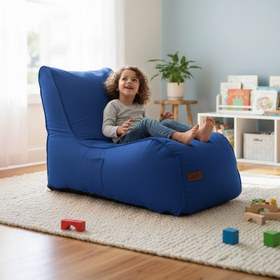 Resim Poffi Kids Puff Koltuk & Oyun Koltuğu & Çocuk Koltuğu - Mavi 