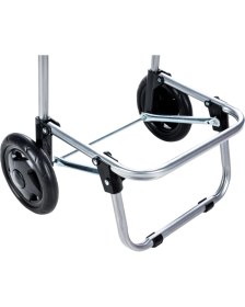 Resim Miras Ekose Pazar Arabası - Büyük Çantalı Ses Çıkarmayan Tekerlekli Pazar Arabası 