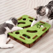Resim Interaktif Tırmalama ve Kazıma Kedi Oyuncağı - Pati İzli Puzzle Kutu, Sağlam Tırnak Çubukları, Pil Gerektirmez, İç Mekan Aktivite Merkezi için Zeka Stimulation & Egzersiz - Tüm Irklar ve Boyutlar ile Uyumlu, Eğlenceli Tasarım, Dayanıklı Polipropilen Malzeme, Uzun Ömürlü, Oyuncak Hayvanlar 
