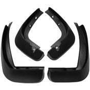 Resim Honda Fit Jazz 2011-2013 İçin 4 Adet / Takım Araba Oto Yumuşak Plastik Sıçrama Flapları Çamurluk Koruma 