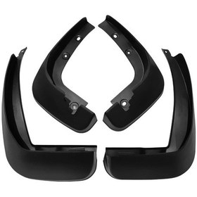 Resim Honda Fit Jazz 2011-2013 İçin 4 Adet / Takım Araba Oto Yumuşak Plastik Sıçrama Flapları Çamurluk Koruma 