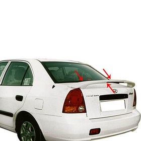 Resim Hyundai Accent Admire Işıklı Spoiler Boyasız 