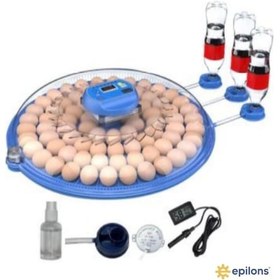 Resim 80 Tavuk 240 Kuş Yumurta Kapasiteli Çift Viyollü Kuluçka Makinesi - Kaz, Ördek, Tavuk, Bıldırcın İçi 