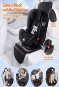 Resim MasterCar Oto Çocuk Koltuğu Için Isofix Uyumlu Organizer Koltuk Kılıfı Koruyucu Minder Ana Kucağı Puset Kılıf 