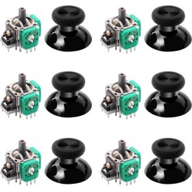 Resim Pop Konsol XBOX ONE Analog Motor ve Topuz Seti 6+6 XBOX ONE Kol Analog Tamir Seti Yedek Parça 