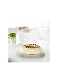 Resim Krıspıg Kek Fanusu, Şeffaf 36 Cm Kek Pasta Taşıyıcı Şeffaf 
