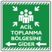 Resim Acil Toplanma Bölgesine Gider Sol Ok 