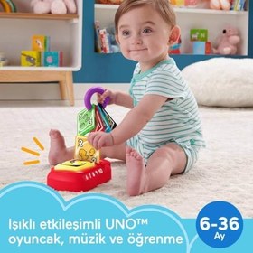 Resim Fisher Price Sesli ve Işıklı Eğlen ve Öğren Saymayı ve Renkleri Öğreten UNO HWH16 