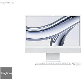 Resim iMac 24 inc 4.5K M3 8CPU 10GPU 8GB 512GB Gümüş MQRK3TU/A 