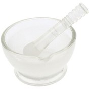 Resim Suntek Cam Harç Havaneli Lab Mutfak Baharat İlaç Öğütücü 