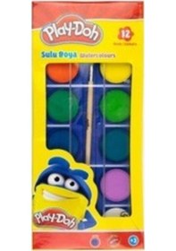 Resim Sulu Boya Play-doh 12 Renk Kucuk play-su002 