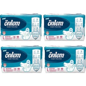 Resim Önlem Yetişkin Hasta Bezi Büyük Boy L 4 x 30'lu 