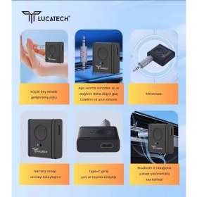 Resim Bluetooth Araç Kiti - Arama Cevaplama Tuşu, Kolay Kurulum, Fm Transmitter Özelliği 