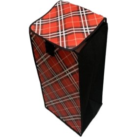 Resim PremiumPort Kırmızı Pazar Arabası Çantası, Yedek Çanta 32X55X26 Cm, Şık ve Dayanıklı 